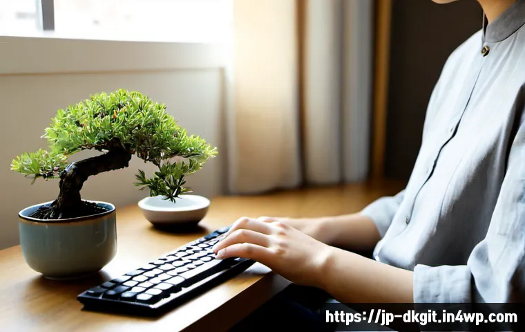 디지털 슬로우 라이프를 위한 최적의 도구 - Photorealistic serene Japanese apartment workspace for digital slow living, a young adult in modest ...